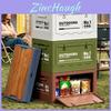 Outdoor Camping Aufbewahrungsbox mit faltbarem Design für Auto-Organizer und Campingausrüstung