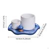 Incense Burner Holder Ceramic Modern Multifunctional for Burning Reading Living Room