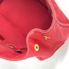 PRADA Logo Canapa SS MINI Bag Tote Bag Hand Bag Canvas Red