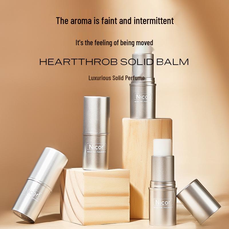 Nicor Unisex Solid Perfume Stick - Darjeeling Tea Scent, Long-Lasting, Portable Body Fragrance R02【Heartfelt Moments】