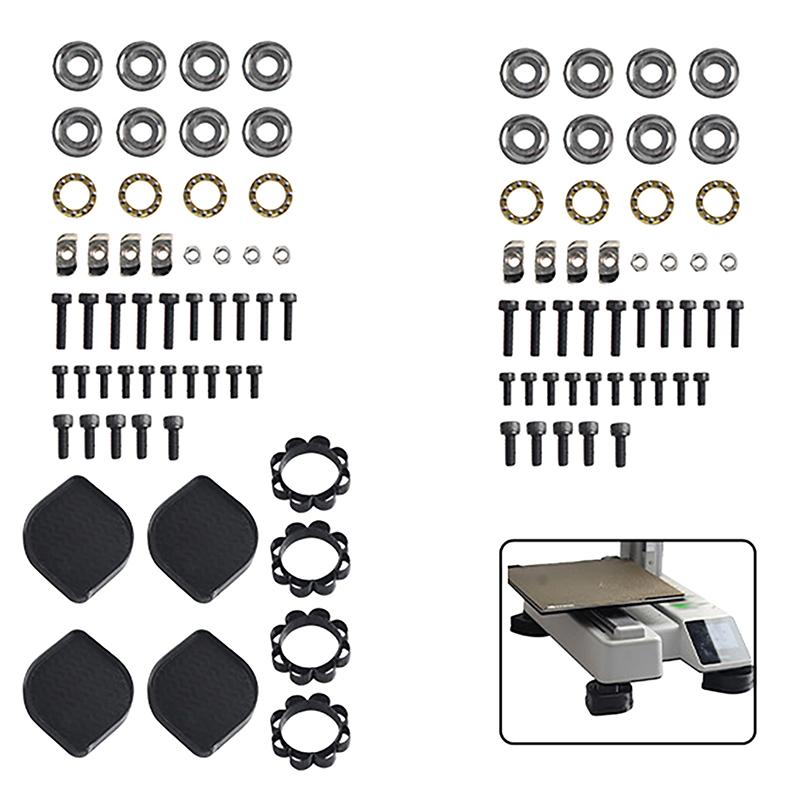 For Hula Anti-Vibration Feet For Bambu Lab P1P P1S For Hula Self-Aligning Feet For Creality K1 K1C K1 Max Legs 3D Printer Parts