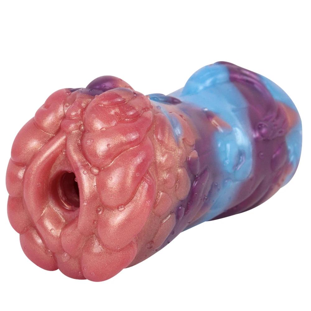 Soft Silicone Fantasy Dragon Male Masturbator Intimate Pocket Artificial Vagina Adult Product Sex Toys For Men Fantasy Dildos