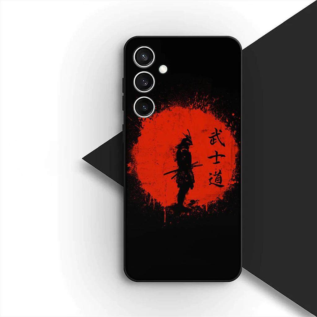Protective Cover for Apple iPhone 17 Pro XS Max Air 6 7 8 Plus 5 + SE 2022 SE2 16E Casing Phone Case Bushido Samurai Yin Yang
