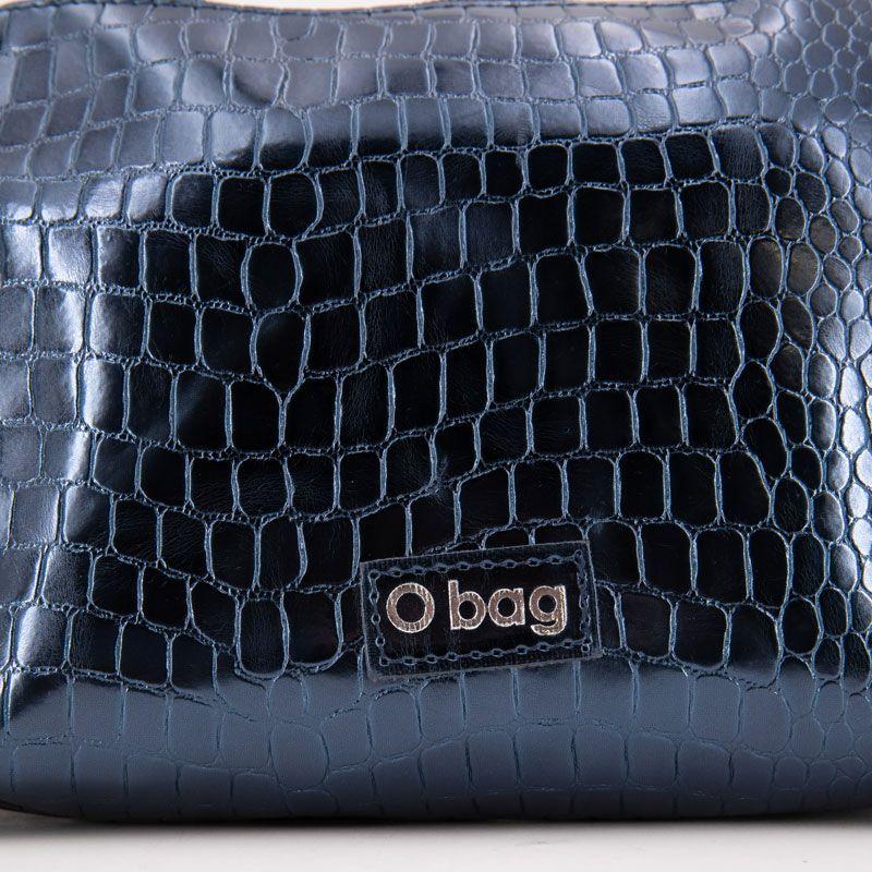 Pochette façon croco avec dragonne 21x15x8cm Femme O BAG