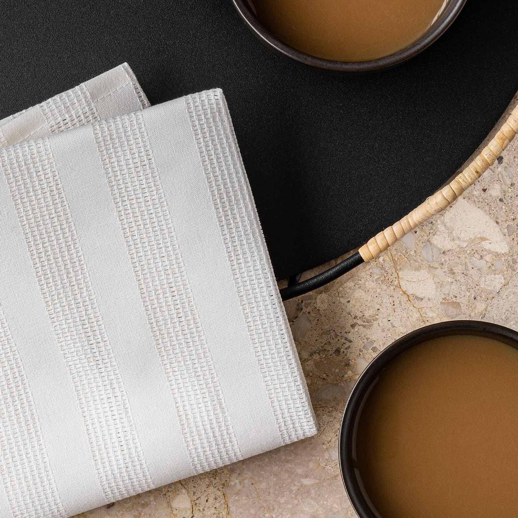 AUDO Copenhagen Grafim Tea Towel Ecru Set of 2 2822619