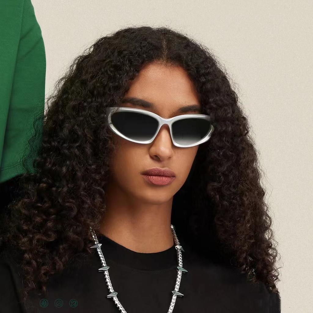 New  Large Frame Oval Form Sunglasses Women Brand Designer Fashion Sun Glasses Men Outdoor Hip-Hop Eyewear Uv400