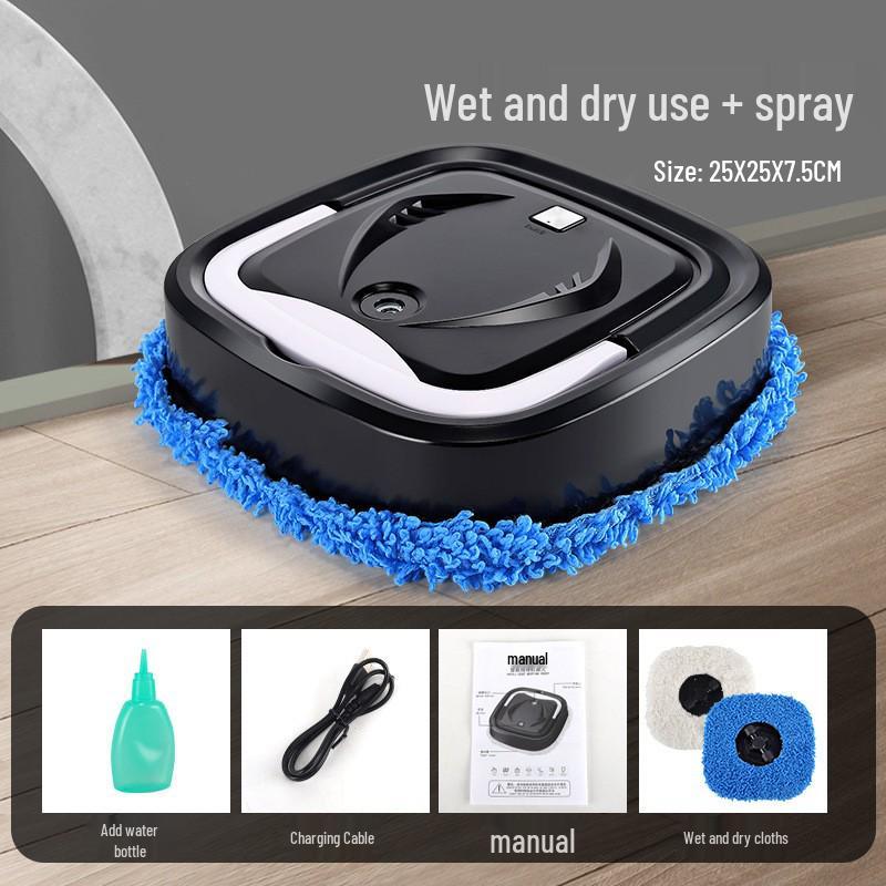 Smart Dual-Use Sweeping and Mopping Robot with Humidifier Function