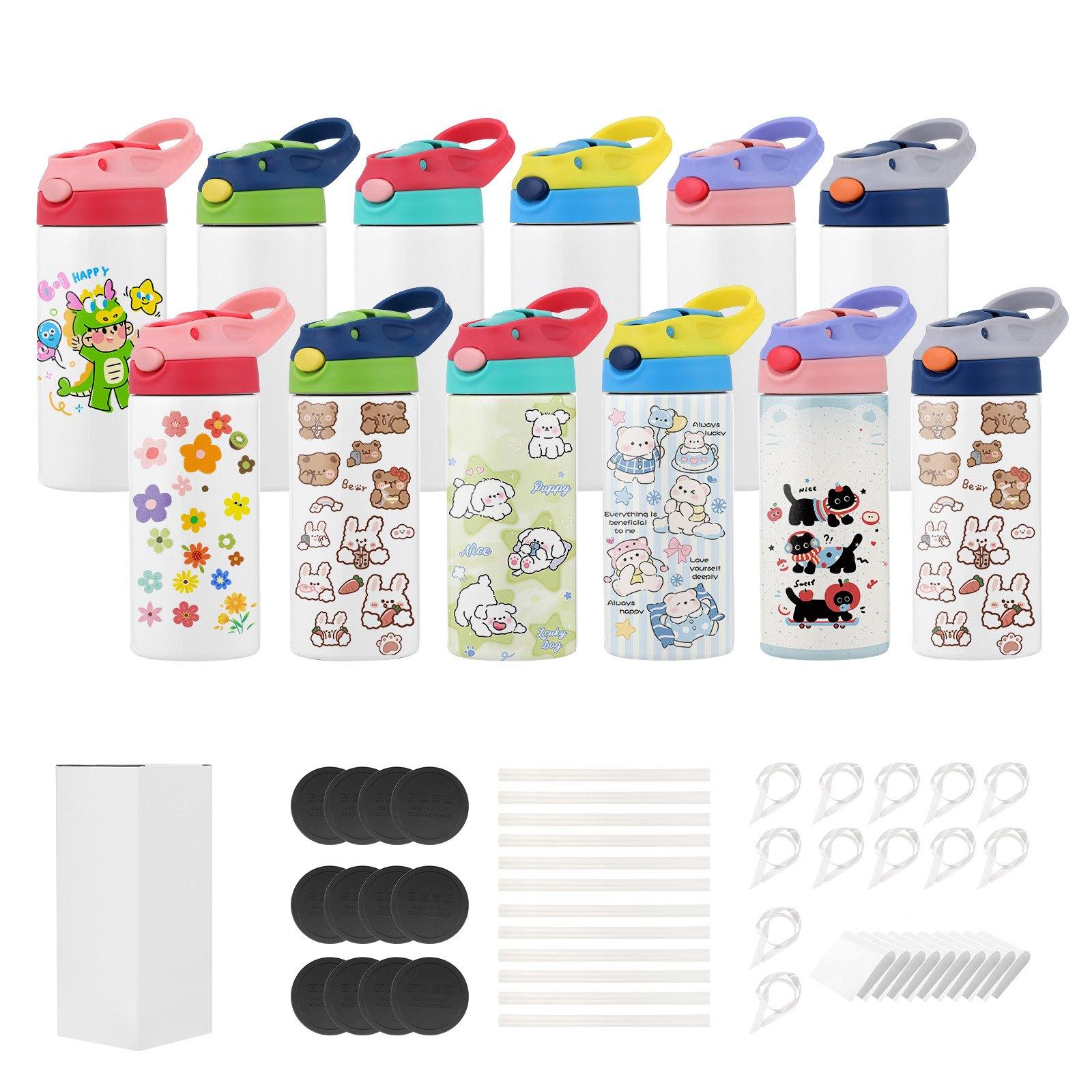 VEVOR Sublimation Tumblers, 12 Pack, 355mL