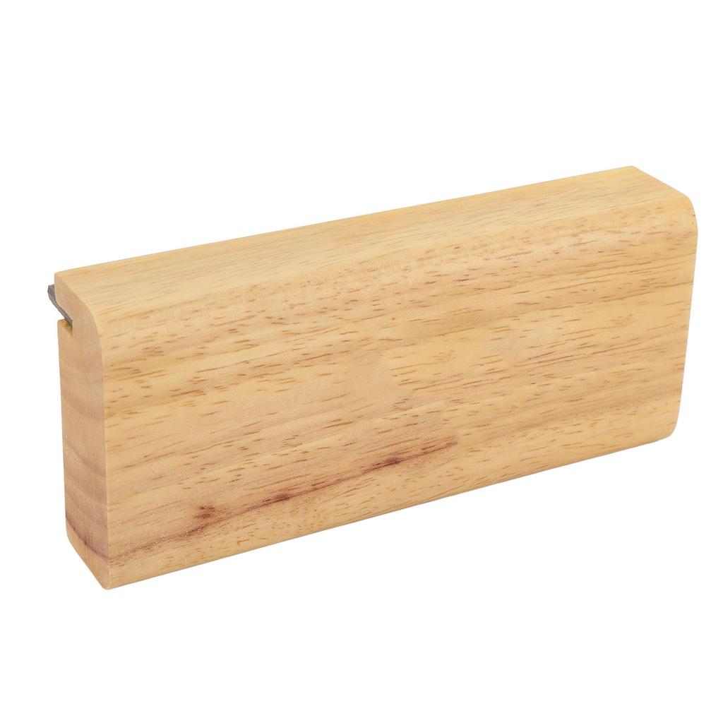 90 Degree Fret Beveling File with Arc Radius Wooden Base Fret End Dressing File for Guitar Bass Ukul