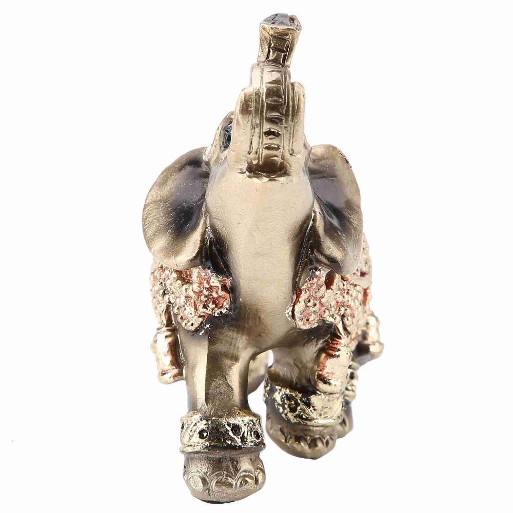 Gold Feng Shui Elephant Statue Non-Slip Lucky Elephant Decoration  Home Decoration S