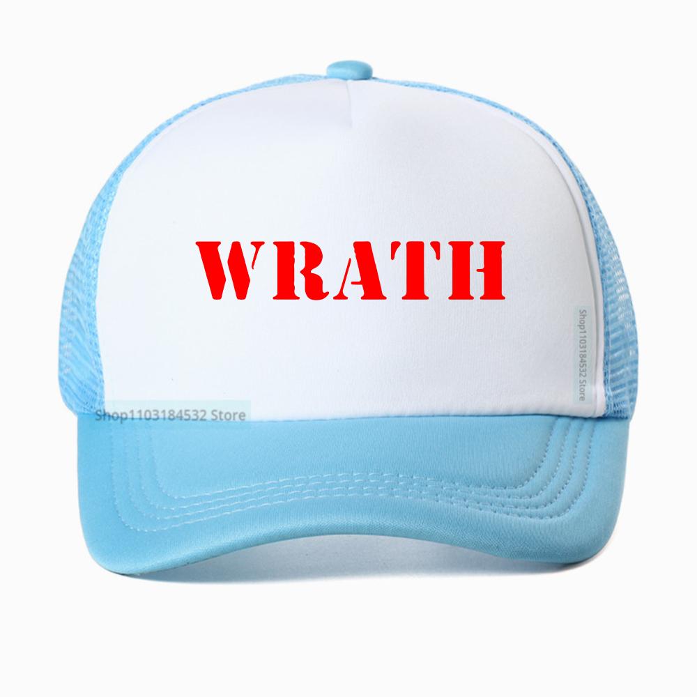 Limited Wrath Natural Selection Logo Design Graphic Baseball Cap Summer Fashion Streetwear Hipster Style Hat Mesh Trucker Hats