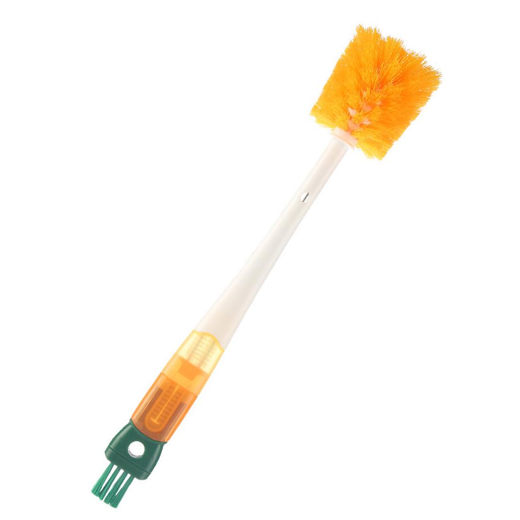 Multifunctional Cup Brush Robust Soft Bristles Non Slip Long Handle Cleaning Brush for Lid Straw