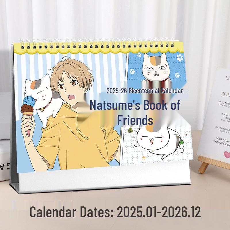 Natsume s Book of Friends 2025 Calendar with Nyanko-sensei - Anime Gift Box