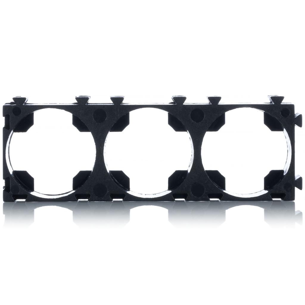 Rosfix Obudowa Do Pakietowania 1x3 Na 3 Ogniwa 18650 – Szybki Montaż Akumulatorów Li-Ion | Plastikowa Konstrukcja | Możliwość Łączenia