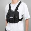 Multi-pocket Double Shoulder Chest Bag Waterproof Message Crossbody Pouch  Mountaineering