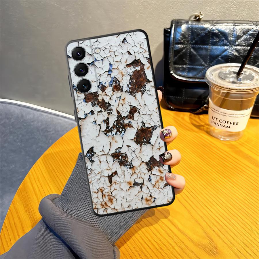 Case for Samsung Galaxy A05 Note 20 Ultra 9 10 A50 A70 A30 A40 A04 A06 A07 A10 A20 A03 A01 A02 Phone Cover Retro Rust