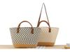 Bohemian Handmade Woven Shoulder Bag - Large Capacity, Casual Minimalist Style for Seaside Vacations and Everyday Use.