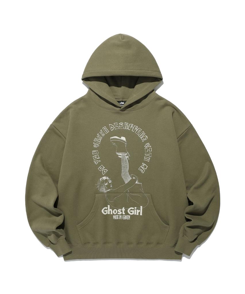 Ghost Girl Hoodie_Olive(Ng2Efum406A)
