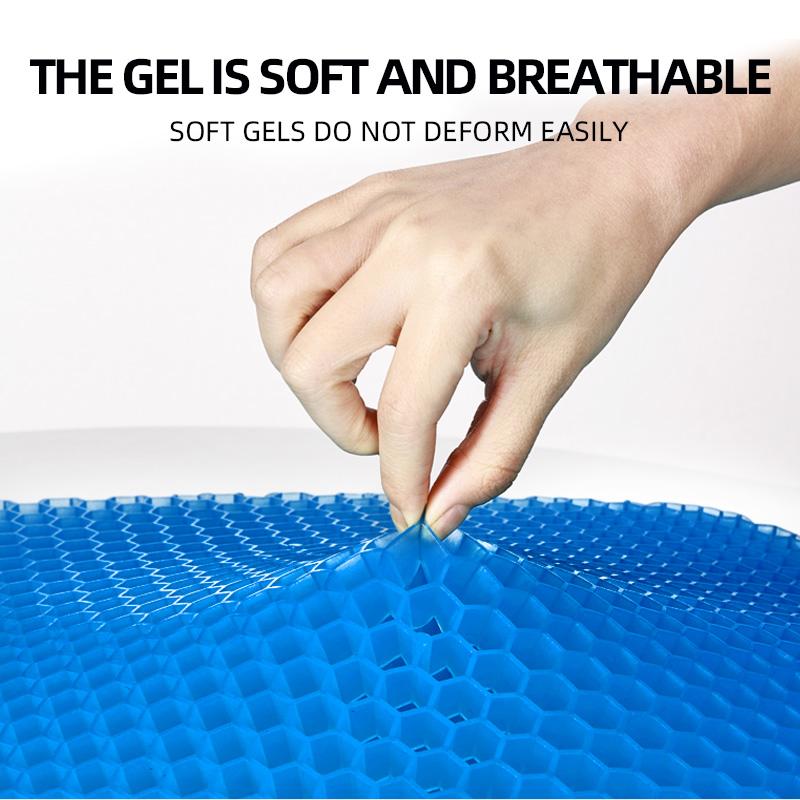 Car Seat Honeycomb Gel Seat Office Seat Four Seasons Universal Silicone Breathable Student Seat Car Seat Honeycomb Gel Seat Offi