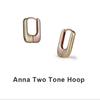 Tani by Minetani Anna Two Tone Hoop Gt23ane12