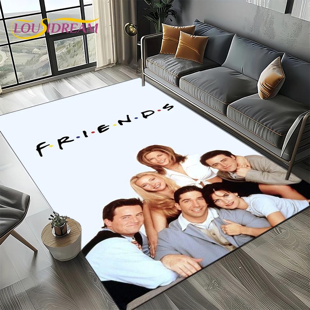 Koberec kobereček Central Perk přátelé TV seriál pro obývací pokoj ložnici domov dekorace pohovky, koberec do dětského koutku protiskluzová podložka na podlahu dárek