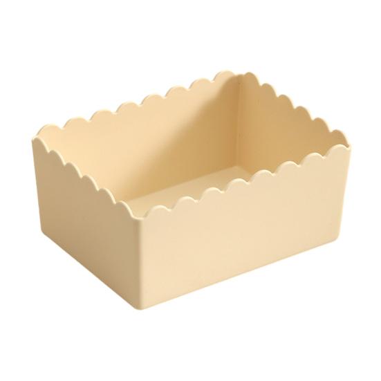 

Ящик для хранения Большая вместимость Органайзер для косметики Использование свободного пространства Контейнер для рабочего стола Общежития S белый