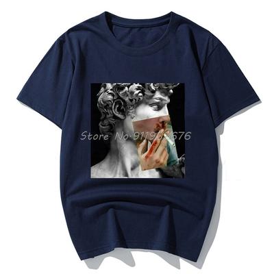 David Michelangelo Smokes T Shirt Harajuku High Quality Cotton T Shirt Funny ONeck Clothing Unisex Tops Tee Streetwear Unisex T Shirt