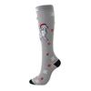 HYSAIXIA Compression Socks Funny Pattern Animals Sheep Monkey Music Cat Men Women Pressure Stockings Knee High Run Sport Socks