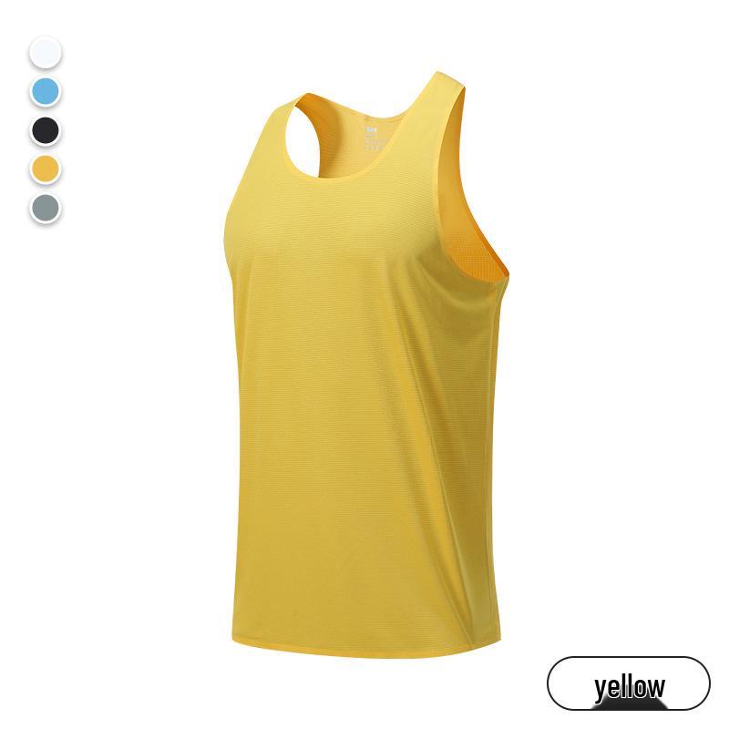 Men's Lightweight Quick-Dry Sports Vest - Breathable Unisex Sleeveless Running & Training Top