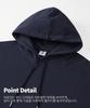 [Non-Fleece Or Fleece-Lined] Essential Oversized Hooded Sweatshirt Navy