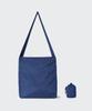 Crinkle Micro Packable Shoulder Bag [Ink Blue]