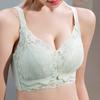 Women's Gathering Bra Without Steel Ring Adjustable Bra Top Thin Push Up Bra