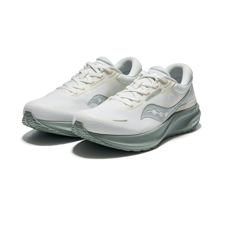 Saucony Puff X  Daily Walking Comfortable Soft Durable Lightweight Breathable Low-Top Short Distance Running Shoes Unisex sneaker Light-Gray S28194-10