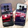 Japan JDM Sports Cars Theme Soft Phone Case for Xiaomi Redmi Note 12 13 14 15 Pro Plus 11 12S 11S 11T 10 4G Black Cover Back She