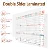 Erasable Surface Yearly Wall Planner Foldable Calendar Planner Sheet  Family Planning