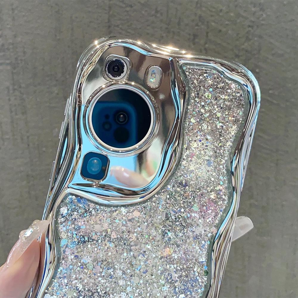 Bling Glitter Phone Case Fo Huawei Honor Magic 6 20 30 50 60 70 80 90 100 Pro Lite X8 Shiny Electroplated Cover