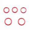 For FIAT Abarth 500 500C 595 595C 695 695C 2008-23 Car Double Flashing Glass Lifting Decoration Ring Aluminum Alloy Accessories