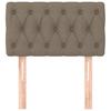 VidaXL Headboard Bedroom Furniture Bed Accessory Single Bed Headboard Home Interior Taupe 346302