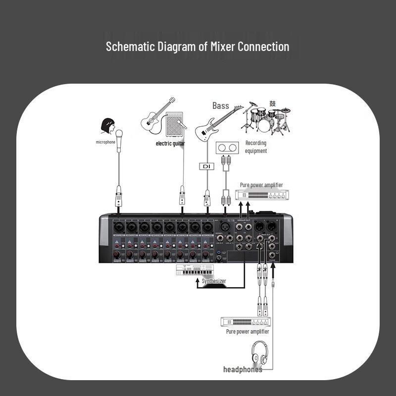 Lenovo TYT08 8-Channel Professional Conference Mixer (CN version)