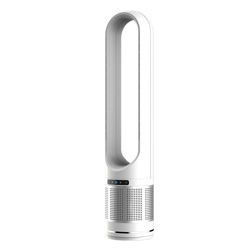 42" Bladeless Tower Fan & Air Purifier, Silent Design with Remote, 110V UK Plug