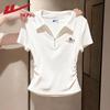 Women's Pleated Polo Short-Sleeve T-Shirt