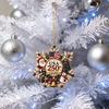 Thoughtful Gifts for Family Friends Christmas Acrylic Hanging Ornament, Double Side Printed 250th Anniversary Pendant Holiday Home Decor Tree, 2D Flat