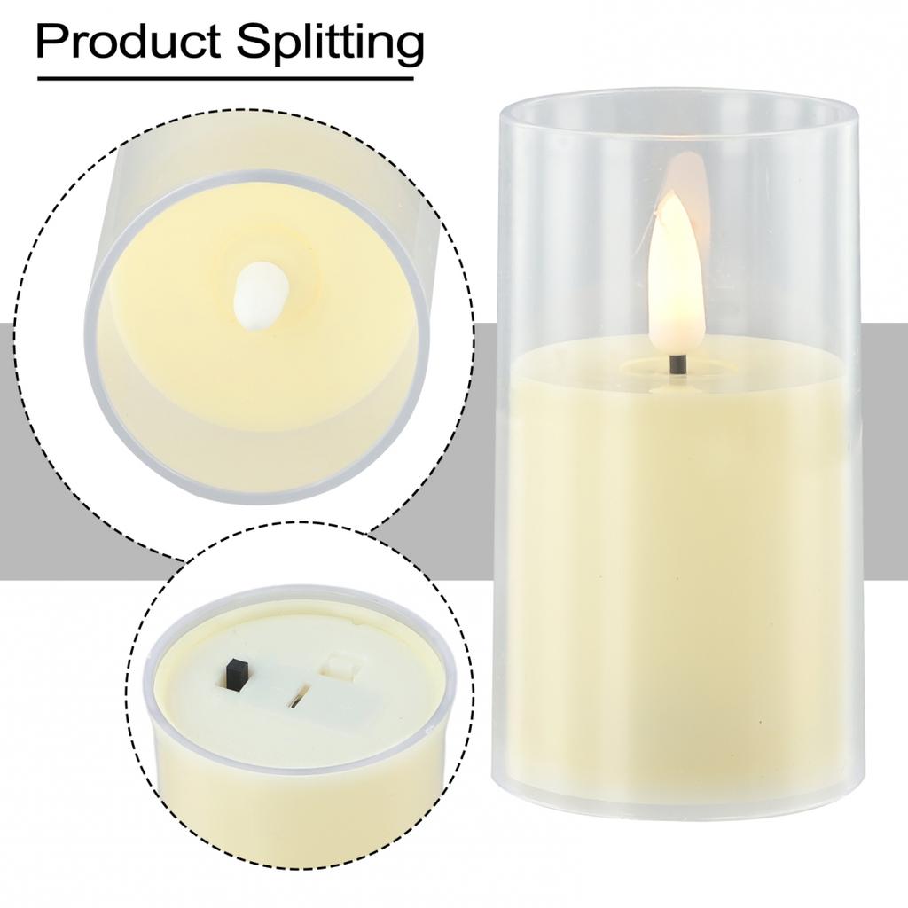 Decoration LED Candle Lamp Holiday Practical To Use