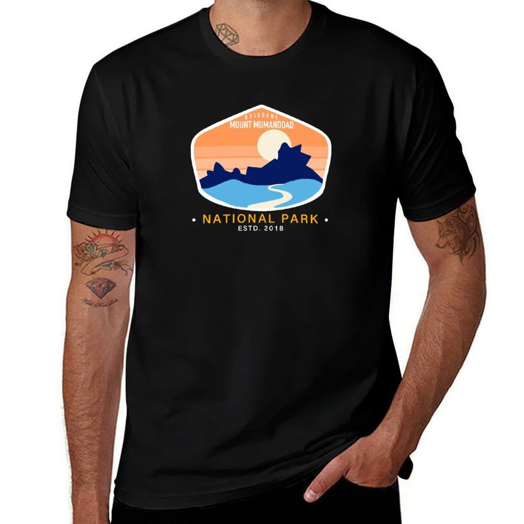 MuUnisexddad National Park TShirt Work Wear Short Sleeve TShirt