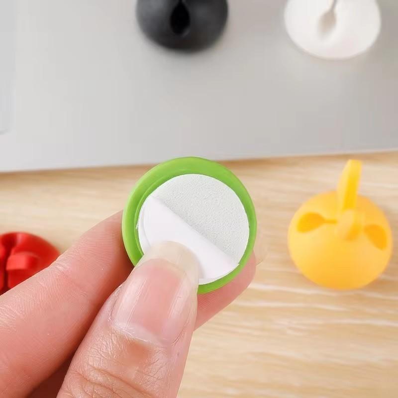 Cute Rabbit Ear Cable Manager Desktop Car Dashboard Charger Cables Clasp Clip Desk Line Organizer Bunny Ear Winder Holder