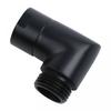 Black Shower Fitting G1/2 Shower Connector Shower Elbow