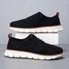 Popular Fashion and Lightweight Running Shoes Lace-up Sports and Leisure Men's Shoes Breathable Fly-woven Loafers Men's Large-size Men's Shoes