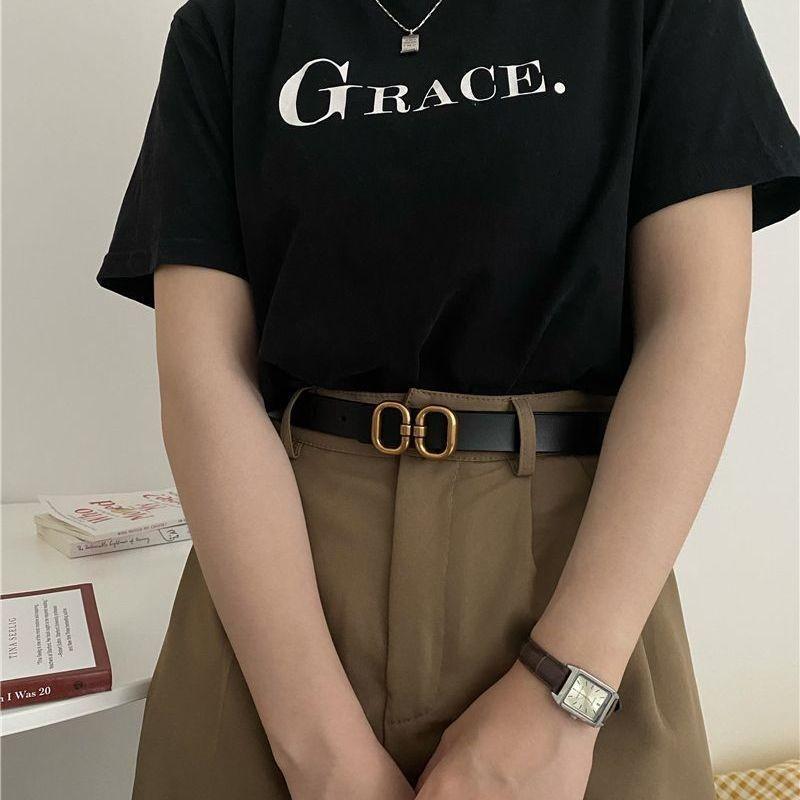 Trendy Pu Brown Waist Belt For Women With Elegant Vintage Butterfly Round Style Buckle