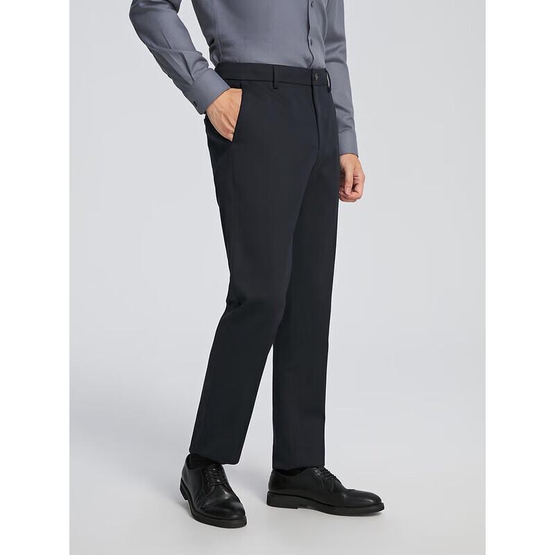 

Youngor Men s Wrinkle-Free Casual Pants with Light Fleece Lining 35 (180)88A