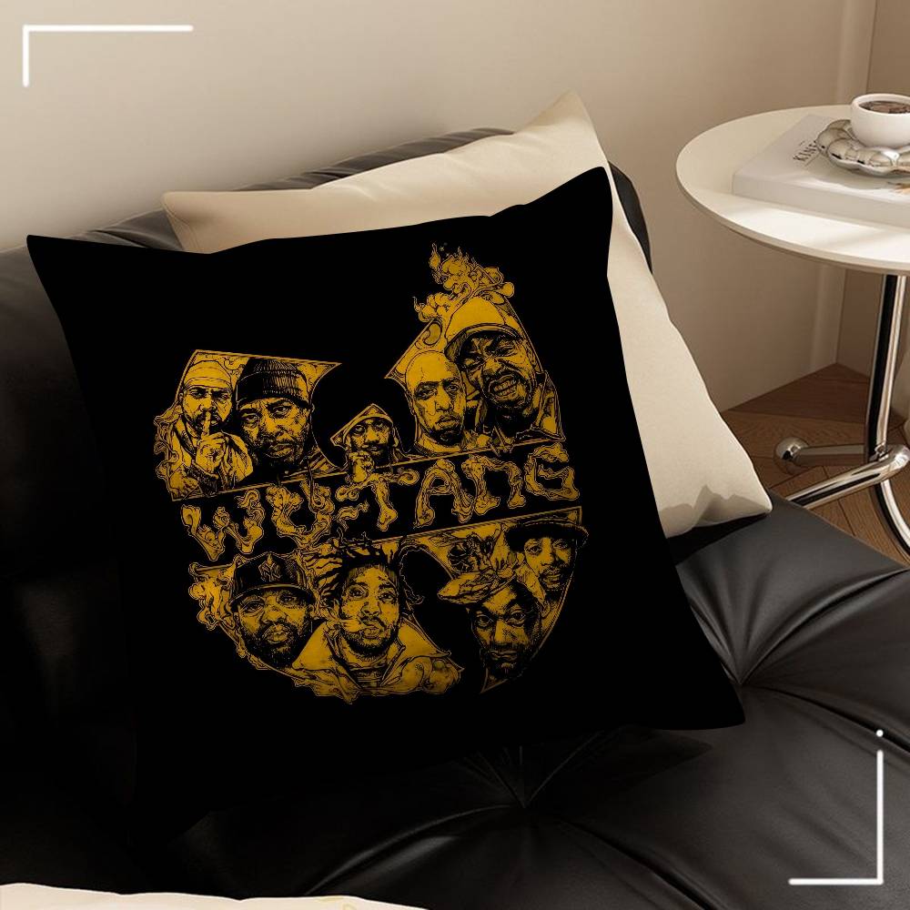 Band W-Wu Logo Tang Clan Pillow Cover Sofa Cushion Cover Home Room Decoration Children Gift